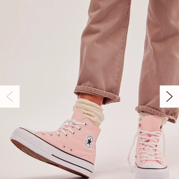 Converse Shoes - The High-top Converse sneakers size 9.5